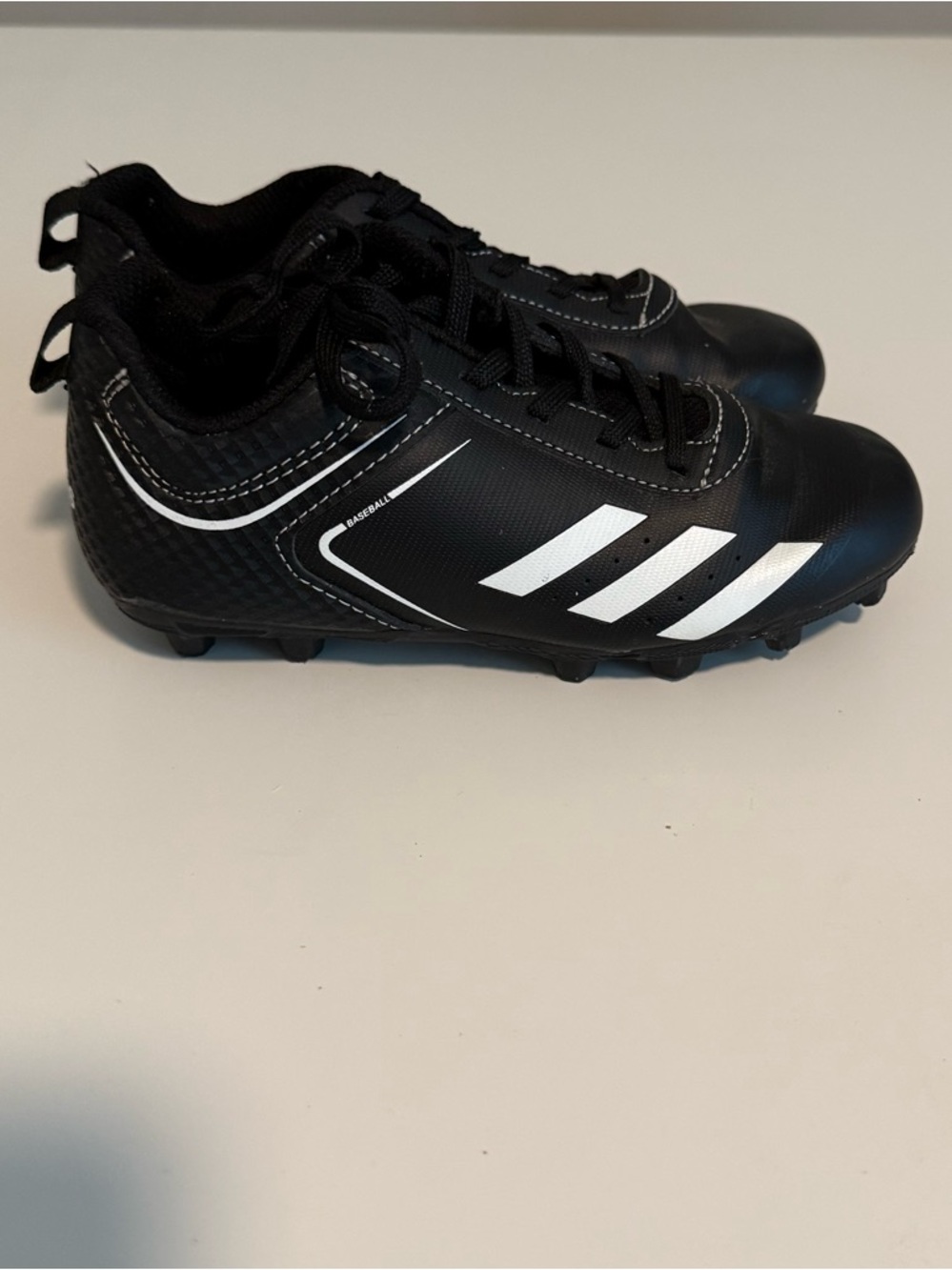 Kids Black Adidas Cleats - Picture 2 of 6